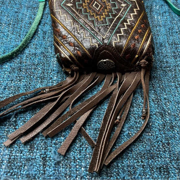 Roper Handmade in Mexico Upcycled Cowgirl Boot Crossbody Purse - Picture 3 of 10